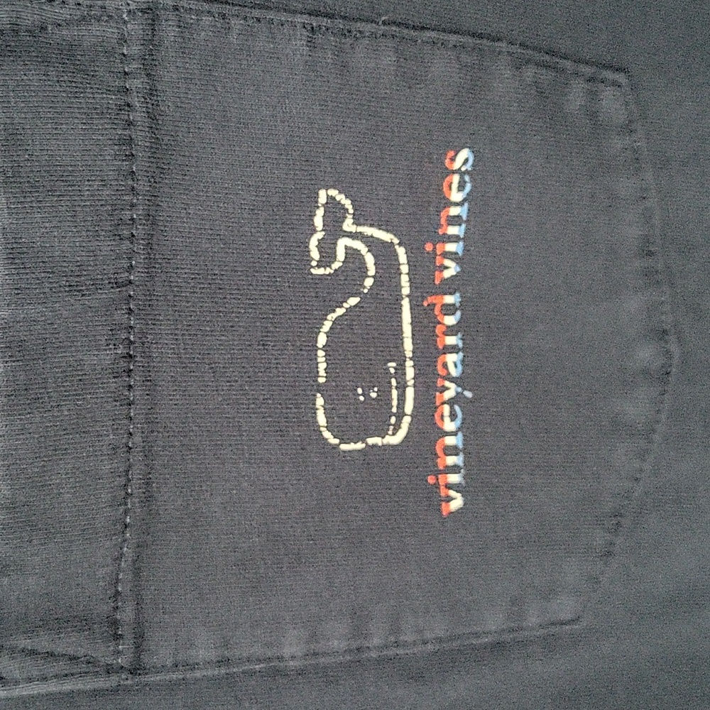 Vineyard Vines Navy Long Sleeve Tee, Size X-Large - Picture 2 of 6